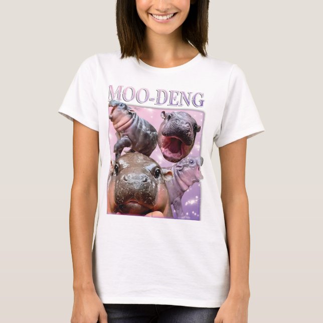 MOO DENG THE BERMOUS BABY PIGMY HIPPO MOODENG T-Shirt (Vorderseite)