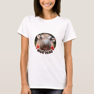 MOO DENG THE BERÜHMTEN BABY PIGMY HIPPO MOODENG - T-Shirt