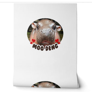 MOO DENG THE BERÜHMTEN BABY PIGMY HIPPO MOODENG - TAPETE