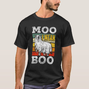 Moo I Gemein Boo Ghost Cows Kuh Halloween T-Shirt