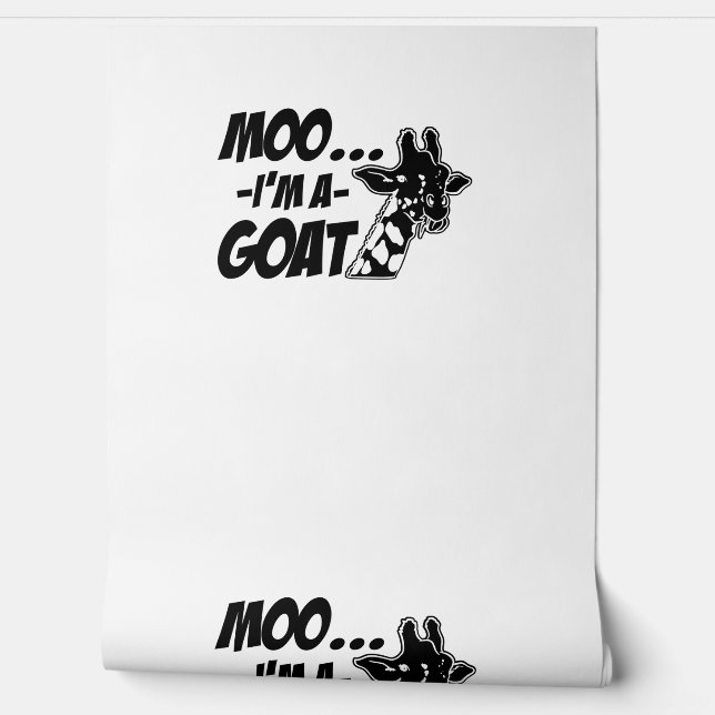 Moo... Ich bin Zoogoer Funny Giraffe Z Tapete (Abrollen)
