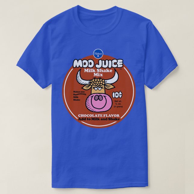 Moo Juice Milk Shake Mix T-Shirt (Design vorne)