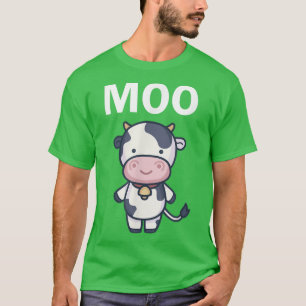 Moo Kuh Funny Bauer Kuh für Erwachsene Kinder Jung T-Shirt