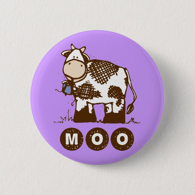 MOO-Kuh-Knopf Button (Vorderseite)