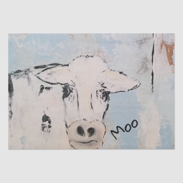 MOO-Kuh Seidenpapier (Vorderseite)