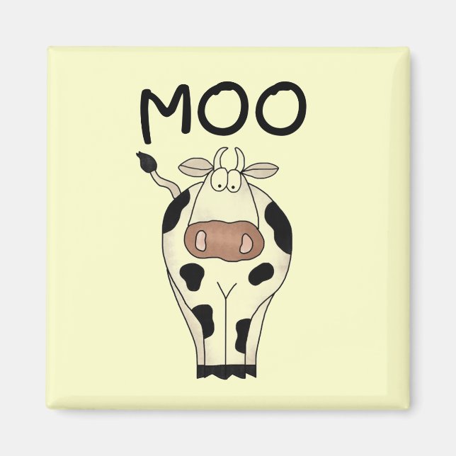 MOO-Kuh-T-Shirts und Geschenke Magnet (Vorne)