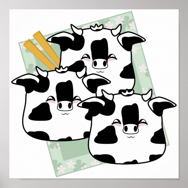 Moo Moo Dumplings Platter Poster (Vorne)