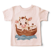 Moo Moo Snuggles Baby Cow T-Shirt