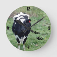 MOO-MOO-Wanduhr