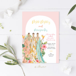 Moo Moo's & Margaritas Tropische Party Einladung