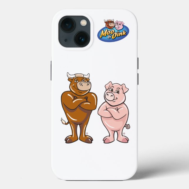 Moo & Oink iPhone 13 Abdeckung Case-Mate iPhone Hülle (Rückseite)