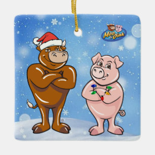 Moo & Oink Weihnachtsschmuck