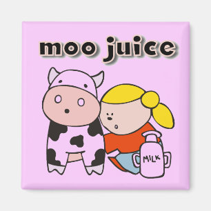 MOO-Saft-T-Shirts und Geschenke Magnet