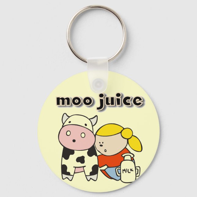 MOO-Saft-T-Shirts und Geschenke Schlüsselanhänger (Vorderseite)