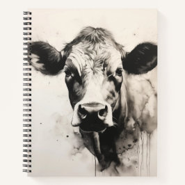 Moo-tivational Cow Spiral Notebook Notizbuch