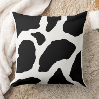 Moo-ving and Grooving: Kuh Print Throw Kissen