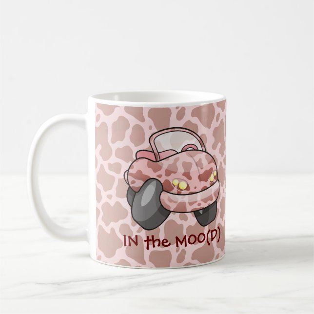 Moo Voiture Café Mug (Gauche)