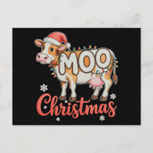 MOO Weihnachten Xmas Lichter Kuh Landwirt Landwirt