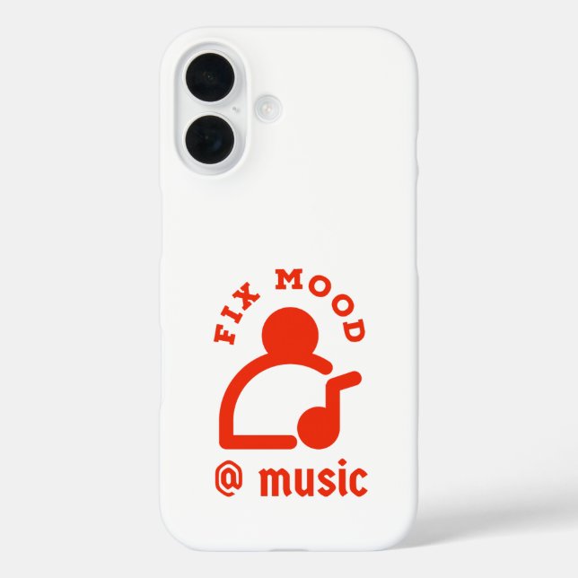 Mood @By Music iPhone / iPad Gehäuse reparieren iPhone 16 Hülle (Rückseite)