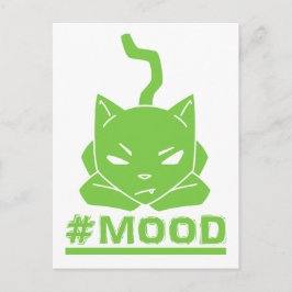 #MOOD Cat Limone Logo-Illustration Postkarte