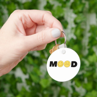 Mood-Emoji-Minimalist-Schlüsselanhänger Schlüsselanhänger