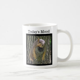 Mood, Funny Faulenzer, müde, müde Eichhörnchen Kaffeetasse