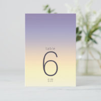 Mood Gradient Wedding Table Indigo Sunset ID741
