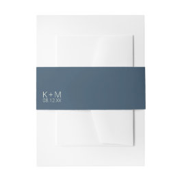 Mood Minimalistisch Wedding Preußen Sky ID741 Einladungsbanderole