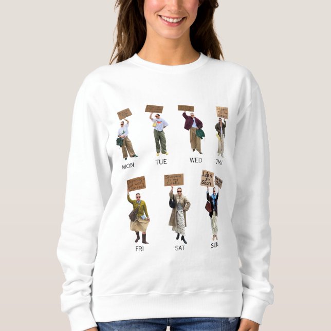 Mood Sweatshirt - Die 7 Tage des Stils (Vorderseite)