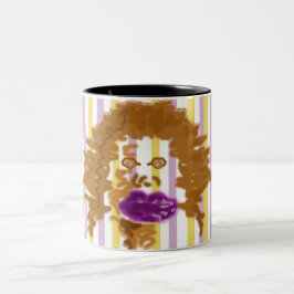 Mood T - Shirt Zweifarbige Tasse