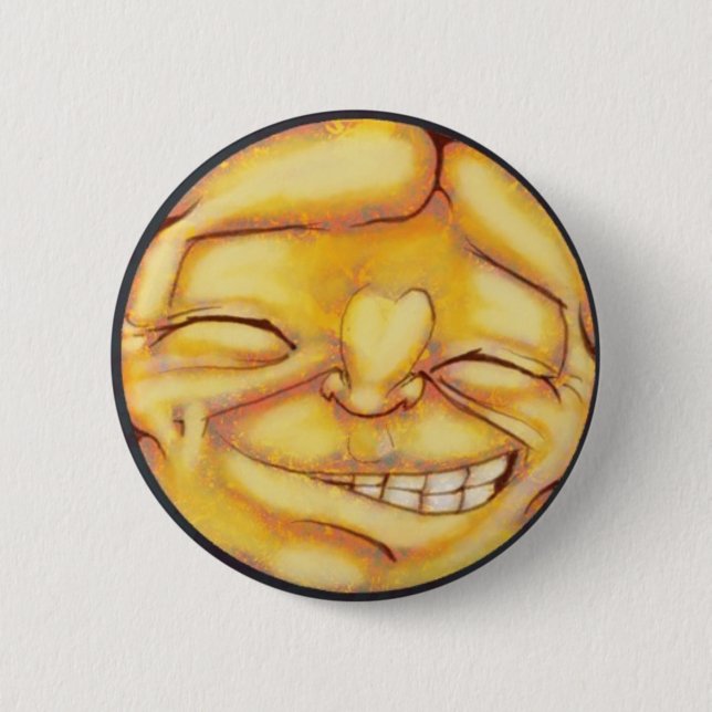 MoodBadge - glücklich! Button (Vorderseite)