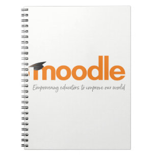 Moodle Notizbuch: Orange Bleistift Notizblock