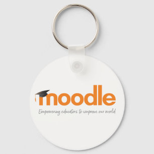 Moodle Round Key Ring Dekoration Schlüsselanhänger