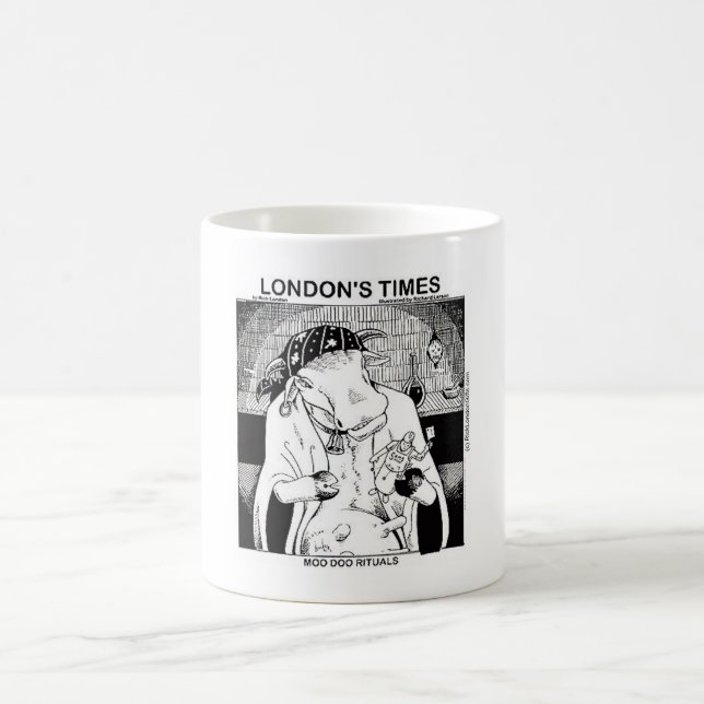 Moodoo Kühe von New Orleans Funny Kaffeetasse (Mittel)