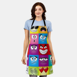 Moods and Emoticons Schürze