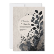 Moody Abstrakt Foliage Wedding