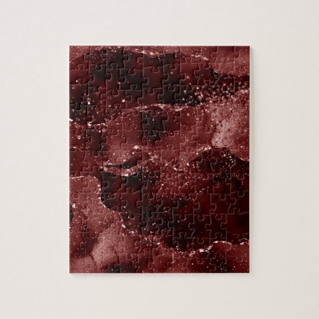 Moody Agate | Henna Blood Red Garnet Jewel Tone (Vertikal)