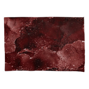 Moody Agate   Henna Blood Red Garnet Jewel Tone Kissenbezug