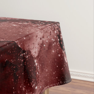 Moody Agate Henna Blood Red Garnet Jewel Tone Tischdecke