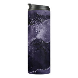 Moody Agate | Midnight Indigo Deep Lila Glam Thermosbecher