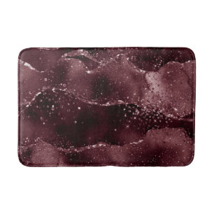 Moody Agate Wein Bordeaux Sangria Merlot Maroon Badematte