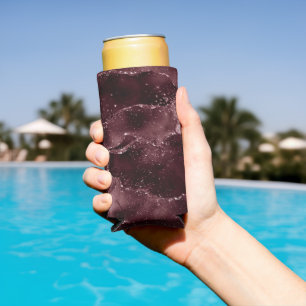Moody Agate Wein Bordeaux Sangria Merlot Maroon Selters Dosenkühler