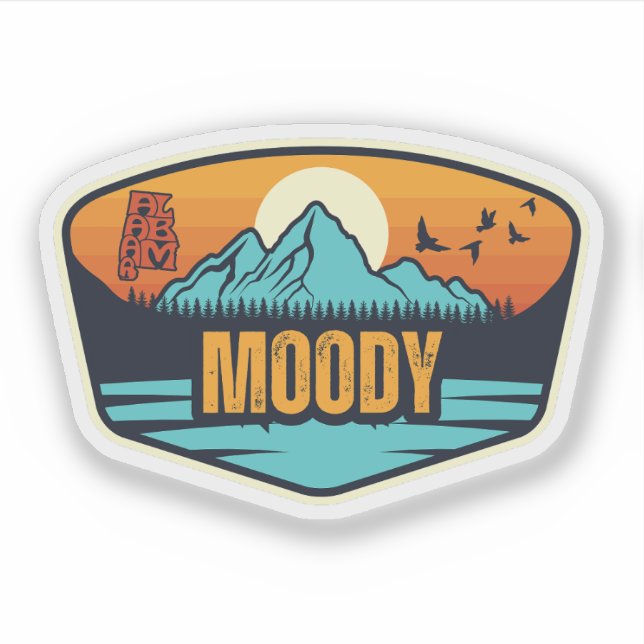 Moody, Alabama Aufkleber (Vorderseite)