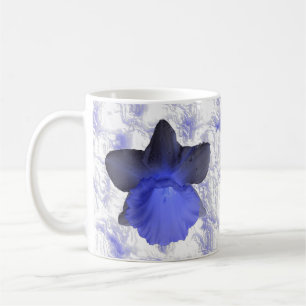 Moody Blue Dripping Daffodil Tasse