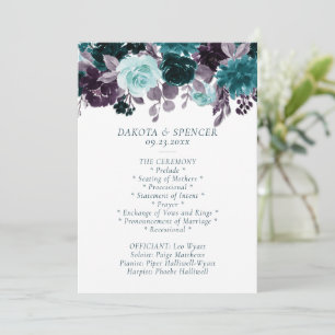 Moody Boho Aquamarin Türkis und Lila Garland Programm