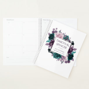 Moody Boho   Eggplant Lila und Mauve Rose Custom Planer