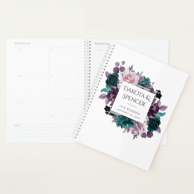 Moody Boho | Eggplant Lila und Mauve Rose Custom Planer (Anzeige)