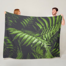 Moody Botanical Dunkelgrüne Farnblätter Cozy