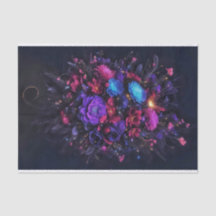 Moody Bouquet dunkle Blume lila rosa blau