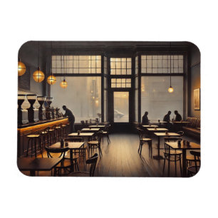Moody Café in San Francisco Tasse Postcard Magnet